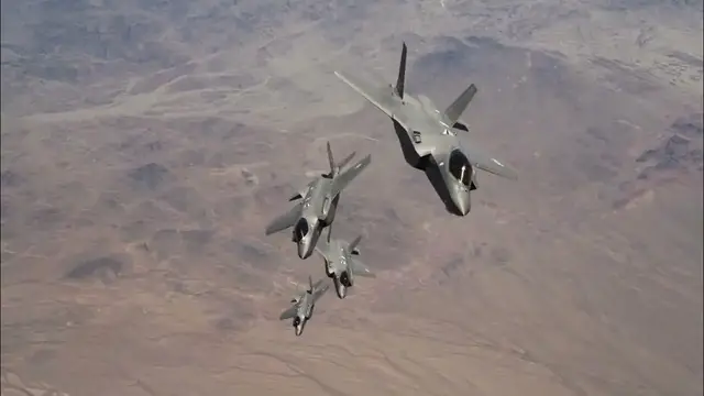'Video thumbnail for Israeli F-35I Adir Fighter Aircraft Makes History with Unprecedented Cruise Missile Shootdown!'