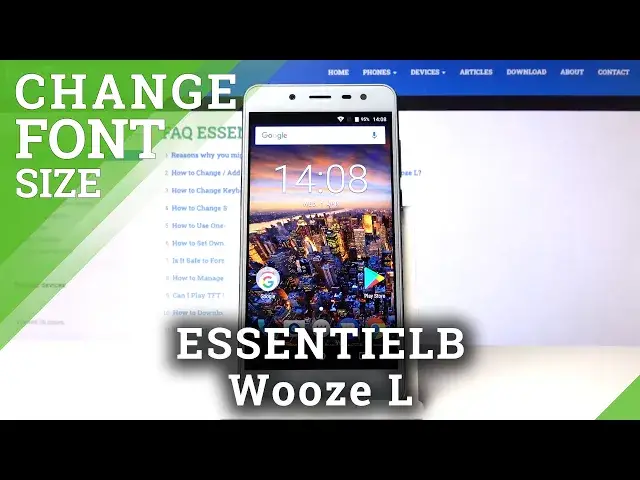 Video thumbnail for ESSENTIELB Wooze L and Display Customization - Font Size