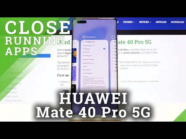 'Video thumbnail for How to Turn Off Running Apps on HUAWEI Mate 40 Pro – Speed Up Device'