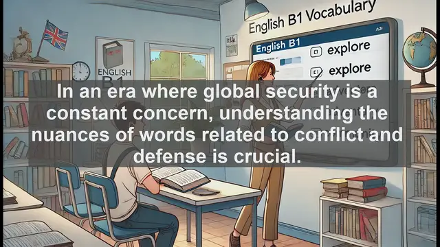 Video thumbnail for 2500 Must Know CEFR B1 Vocabulary - What is a Weapon? Definition, History, and Usage