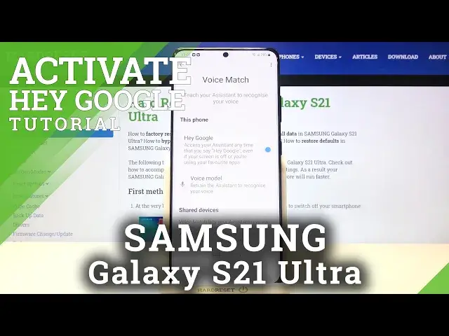 'Video thumbnail for How to Turn Off Hey Google in SAMSUNG Galaxy S21 Ultra – Deactivate Google Assistant Feature'