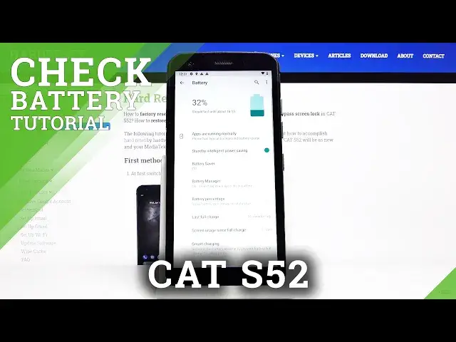 Video thumbnail for How to Activate Battery Percentage in CAT S52 – Show Battery Info