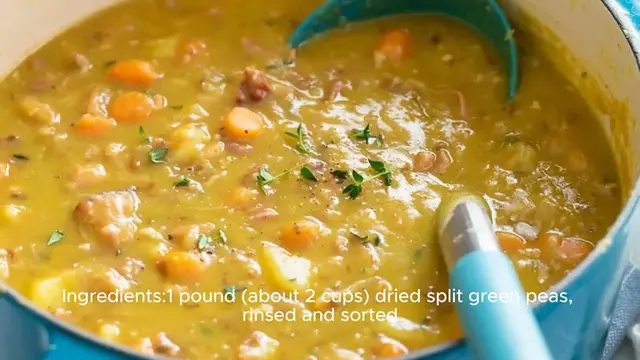 Video thumbnail for Split pea soup recipe