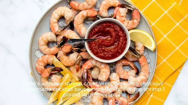 Video thumbnail for Shrimp cocktail recipe
