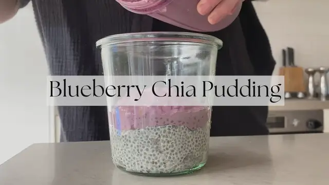 Video thumbnail for Blueberry Chia Pudding