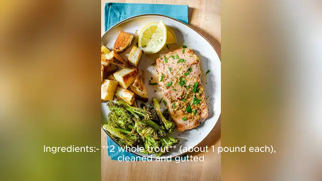 Video thumbnail for trout recipe