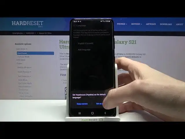 Video thumbnail for How to Change System Language on SAMSUNG Galaxy S21 Ultra – Change Default Language
