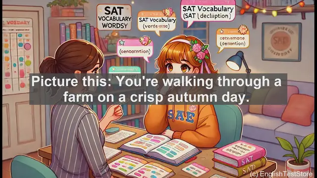 Video thumbnail for 5000 Must Know SAT Vocabulary - SAT Vocabulary: Understanding the Word 'Bale'