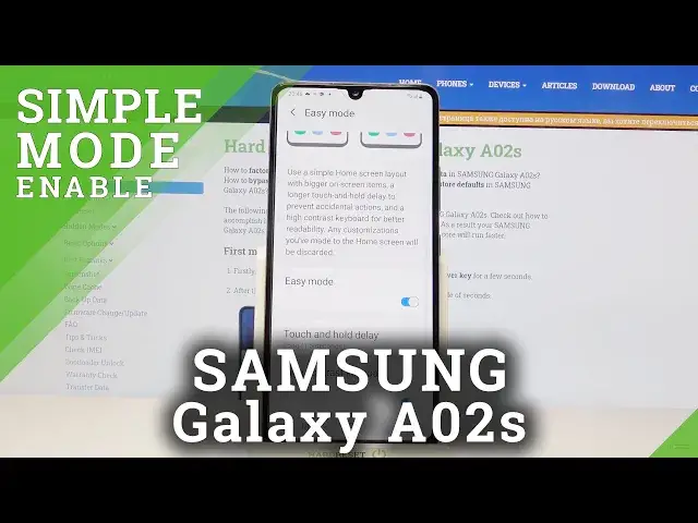 'Video thumbnail for How to Enable Easy Mode in Samsung Galaxy A02s – Open/Quit Easy Mode'