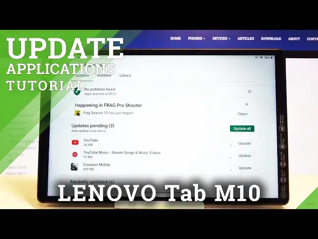 Video thumbnail for How to Update Apps in LENOVO Tab M10 – Find New App Versions
