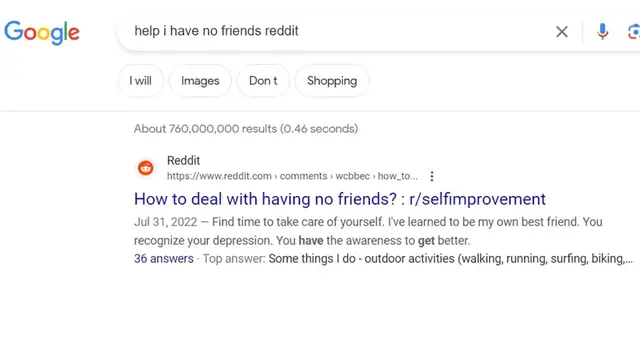 'Video thumbnail for Stop adding Reddit to your Google Search! Use This AI Tool instead'