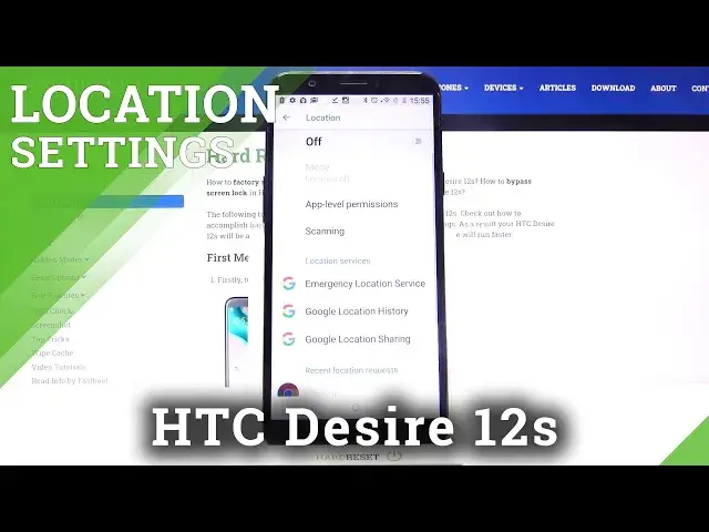 'Video thumbnail for How to Disable Location Tracking in HTC Desire 12s – Manage Location Settings'