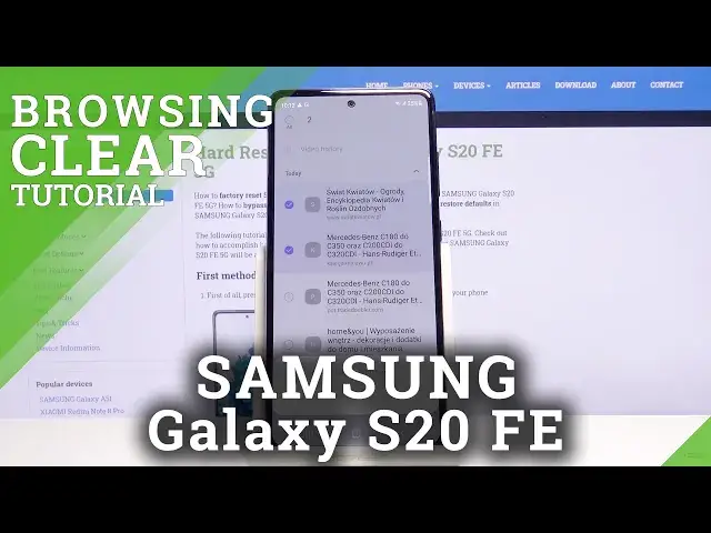 'Video thumbnail for How to Clear Browsing Data in SAMSUNG Galaxy S20 FE 5G – Reset History Browsing'