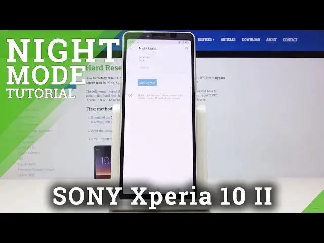 Video thumbnail for How to Enable Night Mode in SONY Xperia 10 II - Eye Comfort Mode