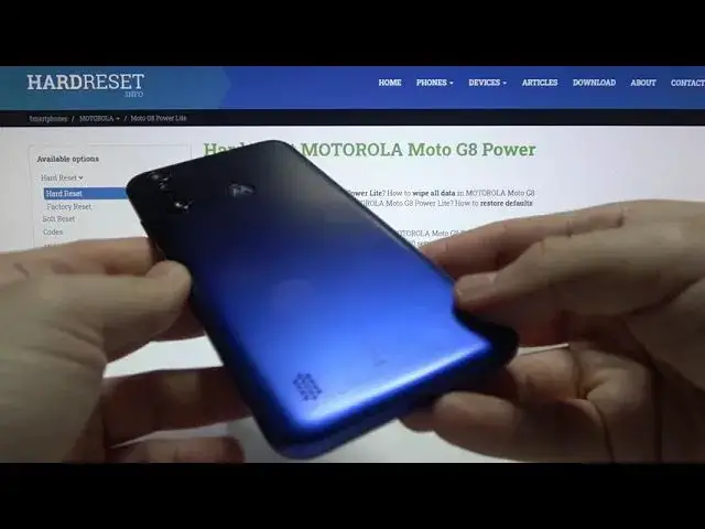 Video thumbnail for Motorola Moto G8 Power - Capri Blue Color Presentation