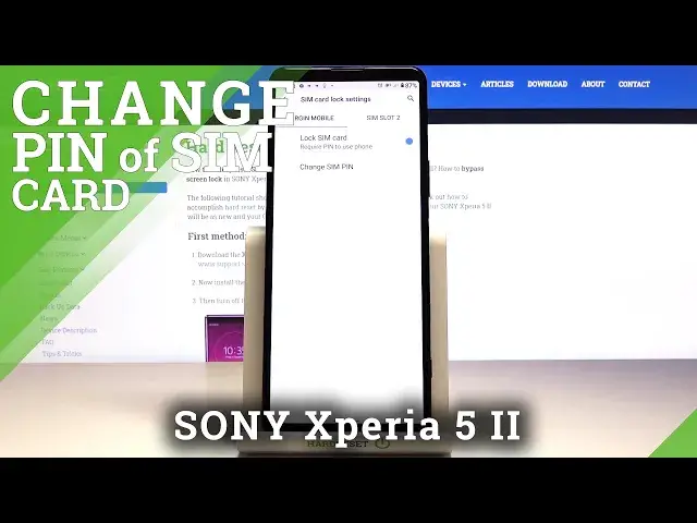 'Video thumbnail for How to Change PIN to SIM Card in SONY Xperia 5 II – Set Up SIM Lock'