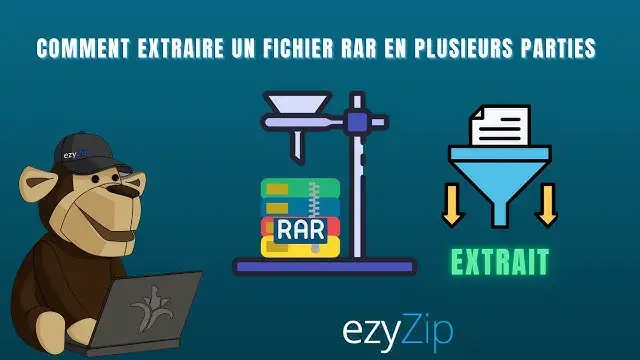 'Video thumbnail for Extraire des fichiers RAR fractionnés | Fusionner des fichiers RAR en plusieurs parties'
