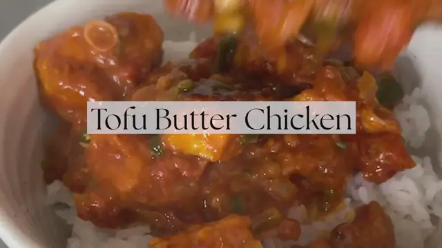 Video thumbnail for Tofu Butter Chicken