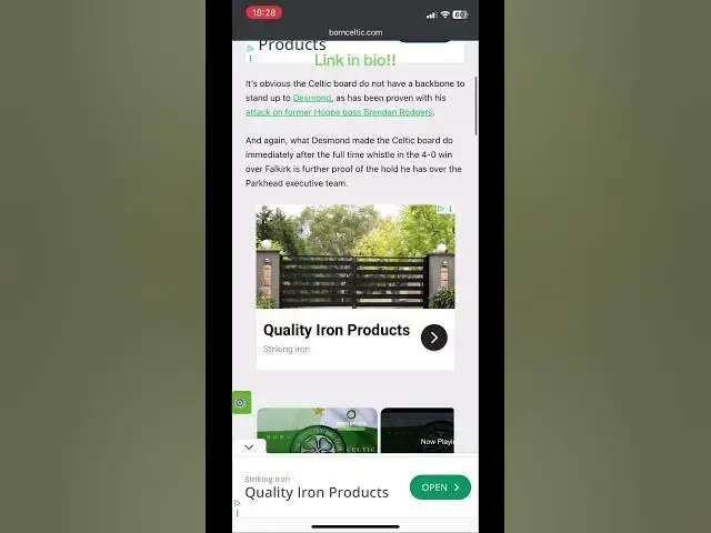 'Video thumbnail for Dermot Desmond has the #CelticFC board by the short and curlies! Story at https://www.bornceltic.com'