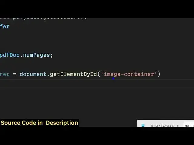 Video thumbnail for Build a PDF.js Web App to Export All Pages of PDF as PNG Images in Browser Using JavaScript