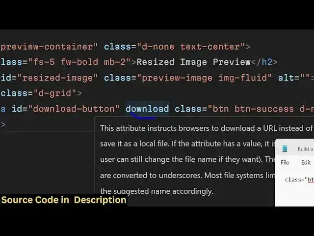 Video thumbnail for Build a Image Resizer Web App in Browser Using Canvas API in Javascript