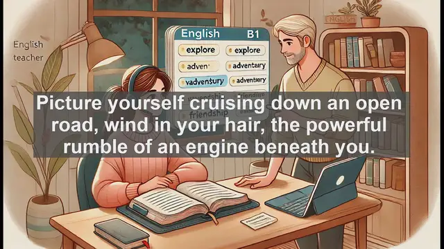 Video thumbnail for 2500 Must Know CEFR B1 Vocabulary - Motorcycle: Exploring the Two-Wheeled Wonder