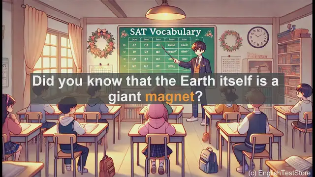 Video thumbnail for 5000 Must Know SAT Vocabulary - SAT Vocabulary: Understanding 'Magnet' in Literal and Figurative Contexts