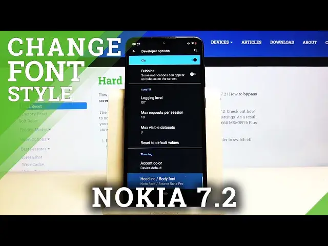 Video thumbnail for How to Change Font Style in NOKIA 7.2 – Change Font Style