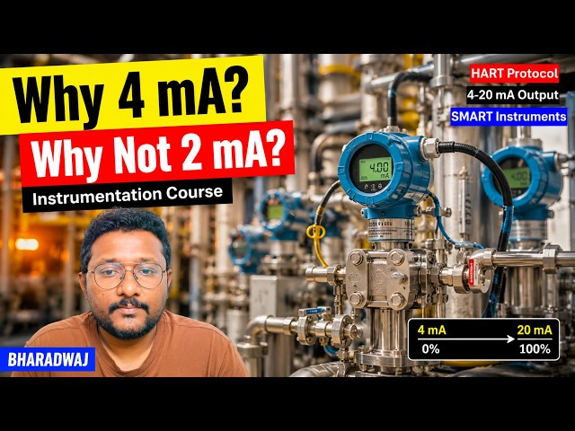 Video thumbnail for Interview Question: Why Does 4–20 mA Current Loop Start at 4 mA?