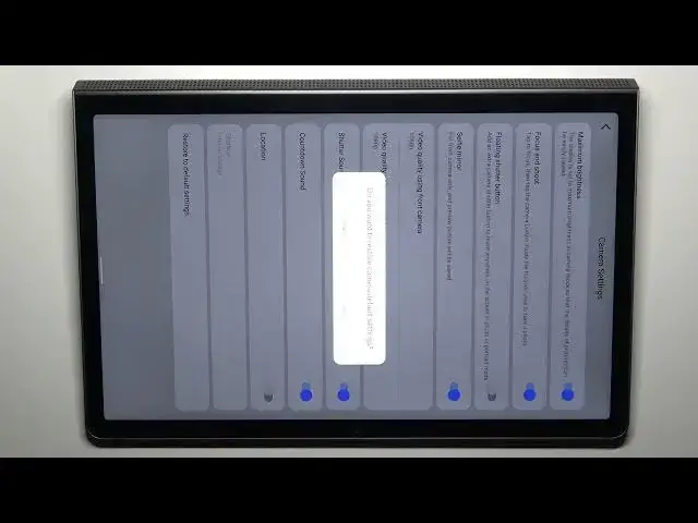 Video thumbnail for How to Reset Camera Settings on a LENOVO Yoga Tab 11 - Restore Default Camera Preferences