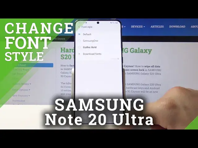 'Video thumbnail for How to Change Font Style in SAMSUNG Galaxy S20 Ultra 5G – Change Font Style'