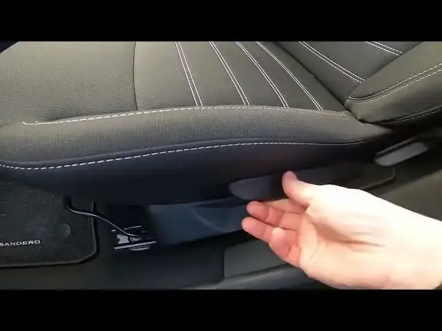 Video thumbnail for How to Change Seat Position in Dacia Sandero III ( 2021 – now ) - Adjust Seat Position