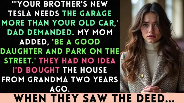 'Video thumbnail for They Made Me Park On The Street While My Brother Got The Garage Then They Saw My Name On The Deed...'