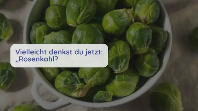 Video thumbnail for Rosenkohl kochen & zubereiten