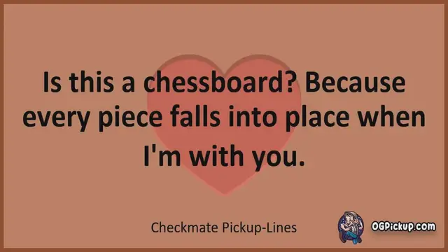 Video thumbnail for Checkmate - Pickup-Lines & Rizz for Him & for Her