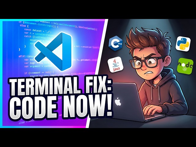 Video thumbnail for How to Run Program In VS Code Terminal  VS Code Terminal not working CC++,Java,Python & Nodejs,JS