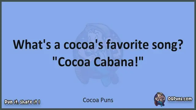 Video thumbnail for Cocoa - Jokes, Puns, Wordplays, and Laughter