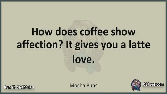 Video thumbnail for Mocha - Jokes, Puns, Wordplays, and Laughter