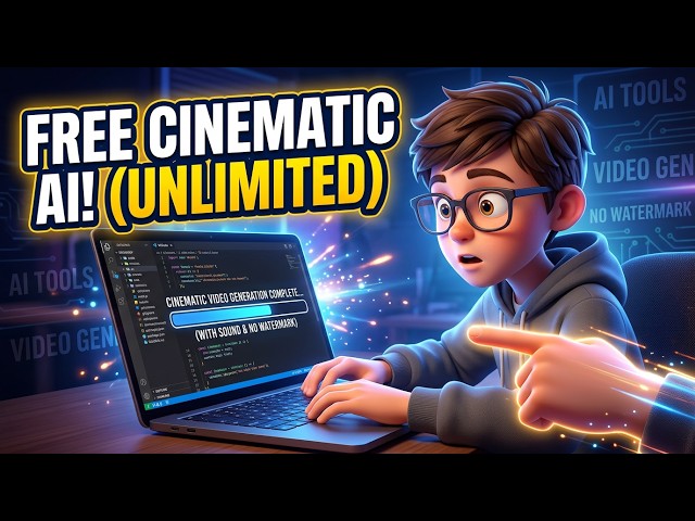 Video thumbnail for Forget Grok — This Free AI Tool Generates Cinematic Videos With Sound & No Watermark (Unlimited)