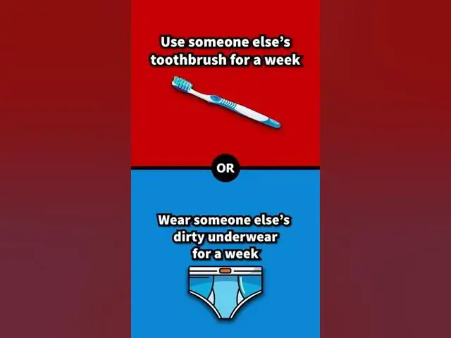 Video thumbnail for What would you rather #quiz #games #wouldyourather 30