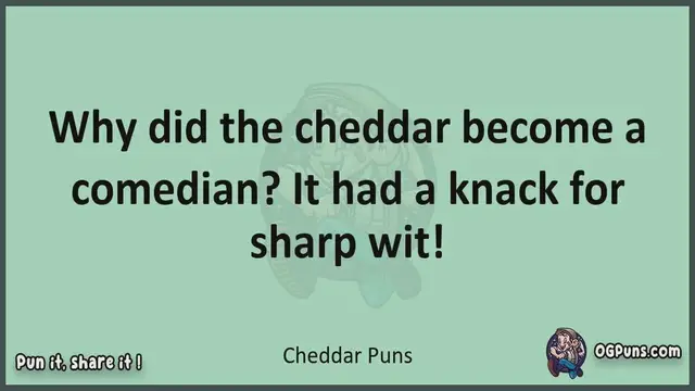 Video thumbnail for Cheddar - Jokes, Puns, Wordplays, and Laughter