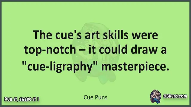 Video thumbnail for Cue - Jokes, Puns, Wordplays, and Laughter