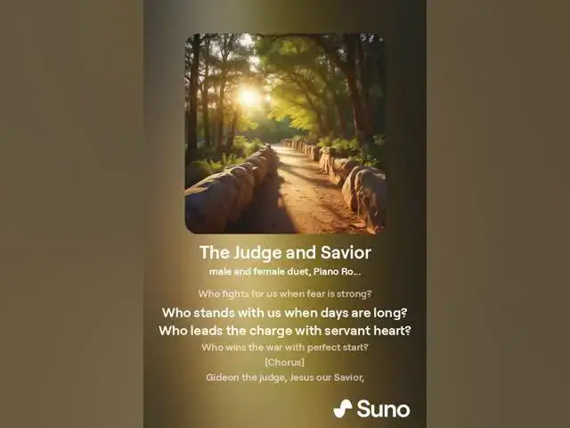 Video thumbnail for The Judge and the Savior: Gideon and Jesus in Song