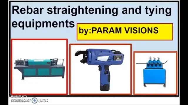 Video thumbnail for Rebar equipments/Rebar straightening and tying equipments/Rebar tying and straightening machines