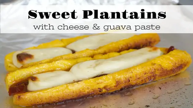 Video thumbnail for Plantains With Guava & Cheese Recipe | How To Bake Plantains | SyS