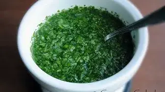 'Video thumbnail for Colombian Green Hot Sauce Recipe - How To Make Colombian Green Hot Sauce - Sweetysalado.com'
