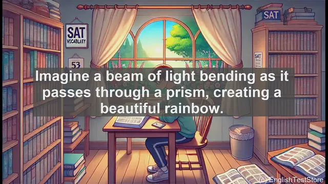 Video thumbnail for 5000 Must Know SAT Vocabulary - Refringent: The Light-Bending Adjective Explained