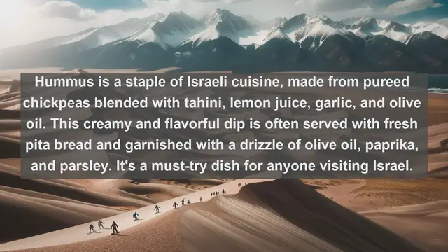 Video thumbnail for Taste of Israel: Top 10 Mouthwatering Foods You Must Try in Israeli Cuisine