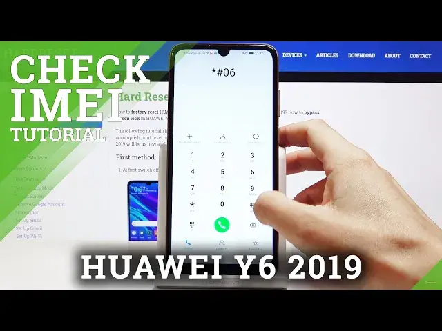 'Video thumbnail for How to Check IMEI Number in Huawei Y6 2019 - Locate SN'