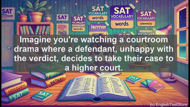 Video thumbnail for 5000 Must Know SAT Vocabulary - SAT Vocabulary: Understanding 'Appellate' in Legal Context